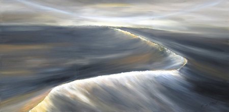Vers la lumi&egrave;re (2014) 121 X 61cm - prix 800 $CAD